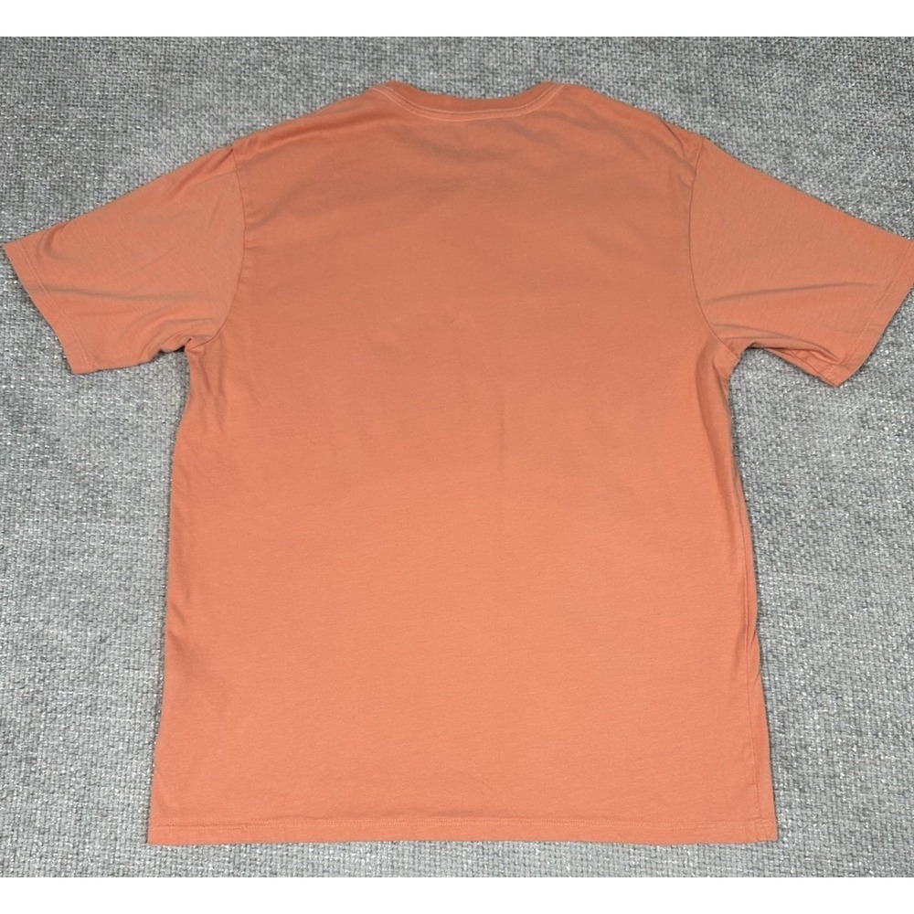 Patagonia‎ Shirt Mens Small Orange Fitz Roy Scope Organic Cotton Regular Fit - Picture 2 of 7